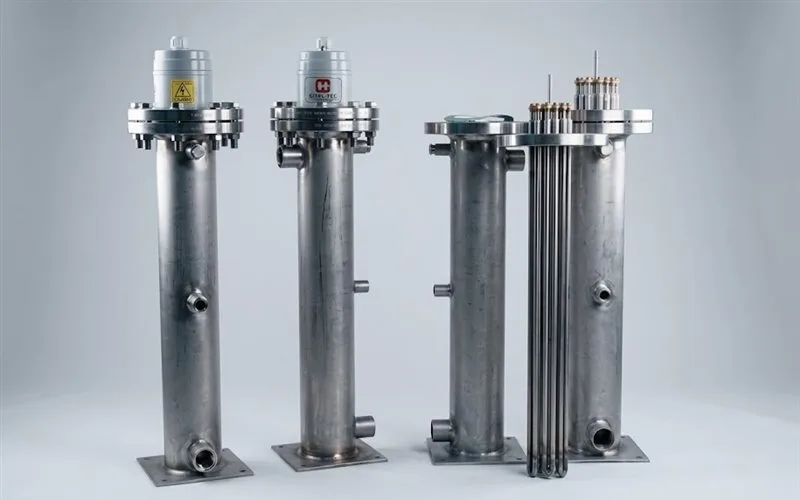 Precalentador de agua y gases CHALTEC — render de producto
