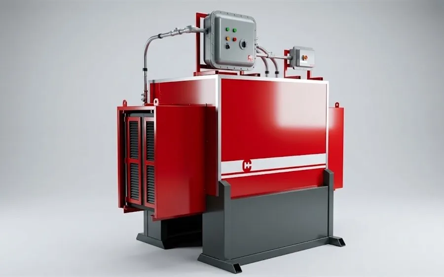 Túnel modelo 6025 para termocontracción CHALTEC — render de producto